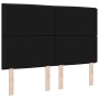 Cabecera diseño de líneas LED negra 160 cm tela by , Headboards and footboards - Ref: Foro24-3338295, Price: 138,00 €, Discou...