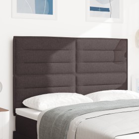 Cabecera LED Diseño en Líneas Marrón Oscuro 80 cm Tela by , Headboards and footboards - Ref: Foro24-3338296, Price: 138,00 €,...