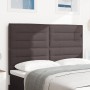 Cabecera LED Diseño en Líneas Marrón Oscuro 80 cm Tela by , Headboards and footboards - Ref: Foro24-3338296, Price: 138,00 €,...