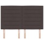 Cabecera LED Diseño en Líneas Marrón Oscuro 80 cm Tela by , Headboards and footboards - Ref: Foro24-3338296, Price: 138,00 €,...