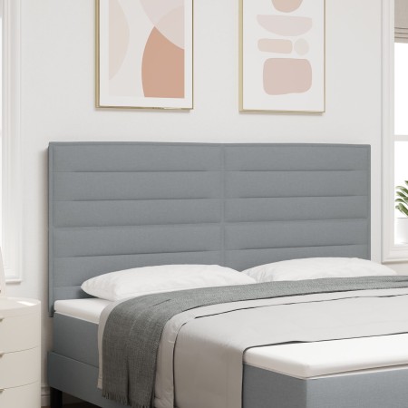 Cabecero LED Diseño Líneas Gris Claro 90 cm Tela by , Headboards and footboards - Ref: Foro24-3338300, Price: 155,69 €, Disco...