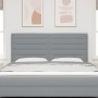 Cabecero LED Diseño Líneas Gris Claro 90 cm Tela by , Headboards and footboards - Ref: Foro24-3338300, Price: 155,69 €, Disco...