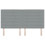 Cabecero LED Diseño Líneas Gris Claro 90 cm Tela by , Headboards and footboards - Ref: Foro24-3338300, Price: 155,69 €, Disco...