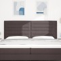 Cabecero LED Diseño Líneas Marrón Oscuro 100 cm Tela by , Headboards and footboards - Ref: Foro24-3338310, Price: 164,51 €, D...
