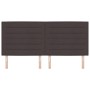 Cabecero LED Diseño Líneas Marrón Oscuro 100 cm Tela by , Headboards and footboards - Ref: Foro24-3338310, Price: 164,51 €, D...