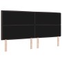 Cabecero LED Diseño Líneas Marrón Oscuro 100 cm Tela by , Headboards and footboards - Ref: Foro24-3338310, Price: 164,51 €, D...