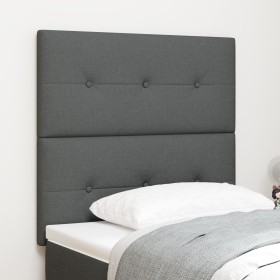 Cabecero LED Gris Oscuro 80 cm Tela de , Cabeceros y pies de cama - Ref: Foro24-3338385, Precio: 79,82 €, Descuento: %