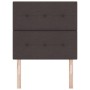 Cabecero LED Marrón Oscuro 80 cm Tela de , Cabeceros y pies de cama - Ref: Foro24-3338387, Precio: 79,82 €, Descuento: %