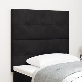 Cabecero LED Negro 80 cm Terciopelo de , Cabeceros y pies de cama - Ref: Foro24-3338393, Precio: 79,76 €, Descuento: %