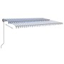 Automatische Markise mit blauem und weißem LED-Windsensor 6x3 m von vidaXL, Markisen - Ref: Foro24-3070211, Preis: 833,04 €, ...