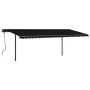 Automatische Markise mit LED und Windsensor Anthrazitgrau 6x3m von vidaXL, Markisen - Ref: Foro24-3070214, Preis: 861,08 €, R...
