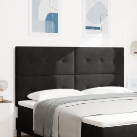 Cabecero LED Negro 90 cm Terciopelo de , Cabeceros y pies de cama - Ref: Foro24-3338458, Precio: 149,34 €, Descuento: %
