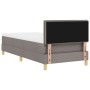Cama con somier con colchón taupe 100x200 cm de tela by , Beds and slatted bases - Ref: Foro24-3338822, Price: 344,18 €, Disc...