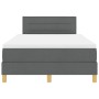 Base de Cama con Colchón Gris Oscuro 120x200 cm Tela de , Camas y somieres - Ref: Foro24-3338833, Precio: 384,53 €