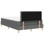 Base de Cama con Colchón Gris Oscuro 120x200 cm Tela von , Betten und Lattenroste - Ref: Foro24-3338833, Preis: 392,96 €, Rab...