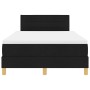Cama con Resortes y Colchón Negra 120x200 cm Tela von , Betten und Lattenroste - Ref: Foro24-3338834, Preis: 387,97 €, Rabatt: %