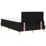 Cama con Resortes y Colchón Negra 120x200 cm Tela von , Betten und Lattenroste - Ref: Foro24-3338834, Preis: 387,97 €, Rabatt: %
