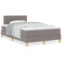 Cama Box Spring con Colchón Topo 120x200 cm Tela de , Camas y somieres - Ref: Foro24-3338836, Precio: 391,79 €