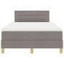 Cama Box Spring con Colchón Topo 120x200 cm Tela de , Camas y somieres - Ref: Foro24-3338836, Precio: 391,79 €