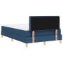 Cama con Somier y Colchón Azul 120x200 cm Tela von , Betten und Lattenroste - Ref: Foro24-3338838, Preis: 405,43 €, Rabatt: %