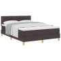 Cama con Somier con Colchón Marrón Oscuro 140x190 cm Tela by , Beds and slatted bases - Ref: Foro24-3338842, Price: 445,97 €,...