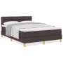 Cama con Somier con Colchón Marrón Oscuro 140x190 cm Tela by , Beds and slatted bases - Ref: Foro24-3338842, Price: 445,97 €,...