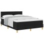 Cama Box Spring con Colchón Negra 140x200 cm Tela by , Beds and slatted bases - Ref: Foro24-3338848, Price: 458,67 €, Discoun...