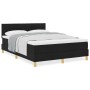 Cama Box Spring con Colchón Negra 140x200 cm Tela by , Beds and slatted bases - Ref: Foro24-3338848, Price: 458,67 €, Discoun...