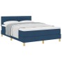 Cama con Box Spring con Colchón Azul 140x200 cm Tela von , Betten und Lattenroste - Ref: Foro24-3338852, Preis: 450,97 €, Rab...