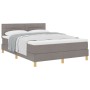 Cama con Base de Resortes y Colchón Taupe 160x200 cm Tela von , Betten und Lattenroste - Ref: Foro24-3338857, Preis: 501,07 €...