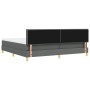 Cama Box Spring con Colchón Gris Oscuro 200x200 cm Tela von , Betten und Lattenroste - Ref: Foro24-3338868, Preis: 597,12 €, ...
