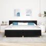 Cama con Base y Colchón Negra 200x200 cm Tela von , Betten und Lattenroste - Ref: Foro24-3338869, Preis: 596,35 €, Rabatt: %