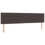 Cama con Box Spring con Colchón Marrón Oscuro 200x200 cm Tela von , Betten und Lattenroste - Ref: Foro24-3338870, Preis: 606,...