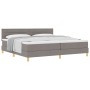Cama Box Spring con Colchón Taupe 200x200 cm Tela von , Betten und Lattenroste - Ref: Foro24-3338871, Preis: 631,80 €, Rabatt: %