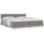 Cama Box Spring con Colchón Taupe 200x200 cm Tela von , Betten und Lattenroste - Ref: Foro24-3338871, Preis: 631,80 €, Rabatt: %