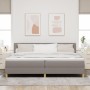 Cama Box Spring con Colchón Taupe 200x200 cm Tela von , Betten und Lattenroste - Ref: Foro24-3338871, Preis: 631,80 €, Rabatt: %