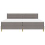 Cama Box Spring con Colchón Taupe 200x200 cm Tela von , Betten und Lattenroste - Ref: Foro24-3338871, Preis: 631,80 €, Rabatt: %