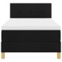 Cama con Somier con Colchón Negra 90x200 cm Tela by , Beds and slatted bases - Ref: Foro24-3338890, Price: 294,62 €, Discount: %