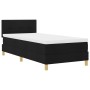 Cama con Somier con Colchón Negra 100x200 cm Tela von , Betten und Lattenroste - Ref: Foro24-3338897, Preis: 307,03 €, Rabatt: %