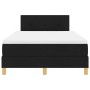 Cama con Box Spring con Colchón Negra 120x200 cm Tela by , Beds and slatted bases - Ref: Foro24-3338911, Price: 385,45 €, Dis...