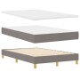 Cama Box Spring con Colchón Taupe 120x200 cm Tela by , Beds and slatted bases - Ref: Foro24-3338913, Price: 368,95 €, Discoun...