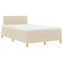 Cama con Somier con Colchón Crema 120x200 cm Tela by , Beds and slatted bases - Ref: Foro24-3338914, Price: 383,75 €, Discoun...