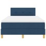 Cama con Somier con Colchón Azul 120x200 cm Tela von , Betten und Lattenroste - Ref: Foro24-3338915, Preis: 405,54 €, Rabatt: %