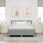 Cama con somier con colchón Gris claro 140x200 cm Tela de , Camas y somieres - Ref: Foro24-3338923, Precio: 416,93 €, Descuen...