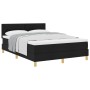 Cama con Base de Muelles con Colchón Negra 140x200 cm Tela von , Betten und Lattenroste - Ref: Foro24-3338925, Preis: 457,03 ...