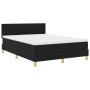 Cama con Base de Muelles con Colchón Negra 140x200 cm Tela von , Betten und Lattenroste - Ref: Foro24-3338925, Preis: 457,03 ...