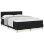Cama con Base de Muelles con Colchón Negra 140x200 cm Tela von , Betten und Lattenroste - Ref: Foro24-3338925, Preis: 457,03 ...