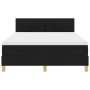 Cama con Base de Muelles con Colchón Negra 140x200 cm Tela von , Betten und Lattenroste - Ref: Foro24-3338925, Preis: 457,03 ...