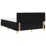 Cama con Base de Muelles con Colchón Negra 140x200 cm Tela von , Betten und Lattenroste - Ref: Foro24-3338925, Preis: 457,03 ...