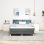 Cama con somier con colchón gris oscuro 160x200 cm tela von , Betten und Lattenroste - Ref: Foro24-3338931, Preis: 501,68 €, ...